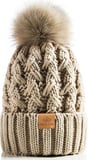 PAGE ONE Womens Winter Ribbed Beanie
