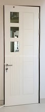 pintu solid wood panel finishing duco