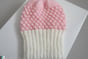 Bonnet et chaussons layette bébé bleublancneige