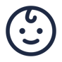 A baby icon to represent our preschool offering