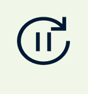 "Icon depicting flexible work arrangements, symbolizing balance between work and personal commitment