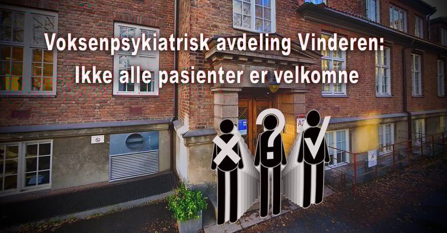 Kari Helene Winger,Psykiatrisk avdeling Vinderen,Psykiske helsetjenester,dps,Forskningsveien 7-13 p