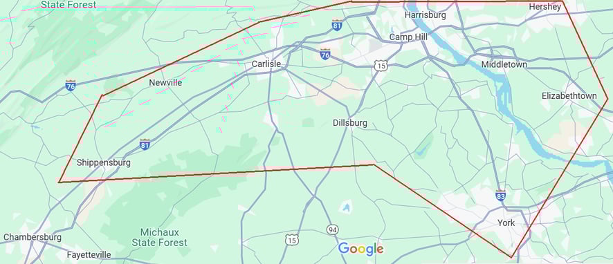 Service Area Map