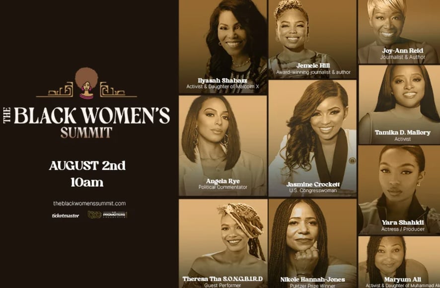Black Women's Summit conference August 2, 2025 Oakland Arena in Oakland California