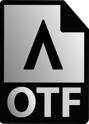 OpenTypeFile Thumbnail Icon