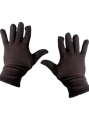 a pair of gloves with a black glove on it