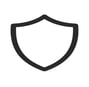 Custom shield trust badge icon representing licensed and insured status for Grasshopper Builders