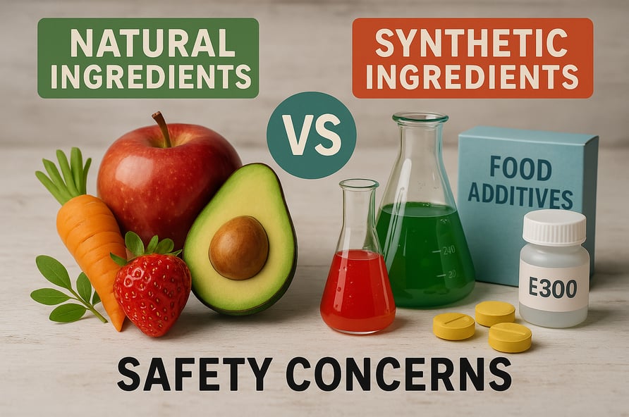natural vs synthetic food ingredient