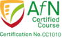 Badge to show completion of Association for Nutrition course