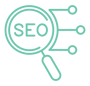 Search engine optimization for online marketing service promotions.