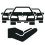 Fleet Of taxi Vehicles