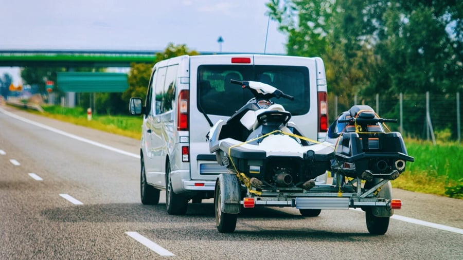 Loaded trailer