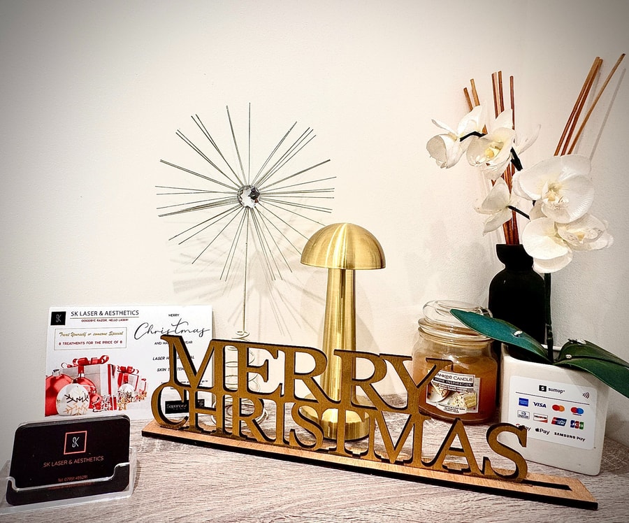 Laser treatment on arm