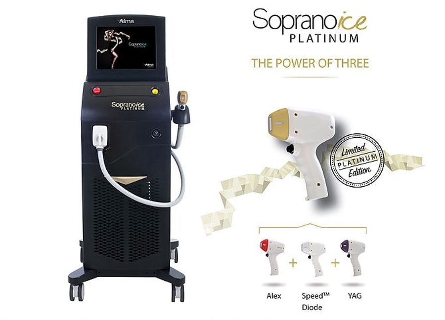Alma Soprano Platinum Ice laser machine