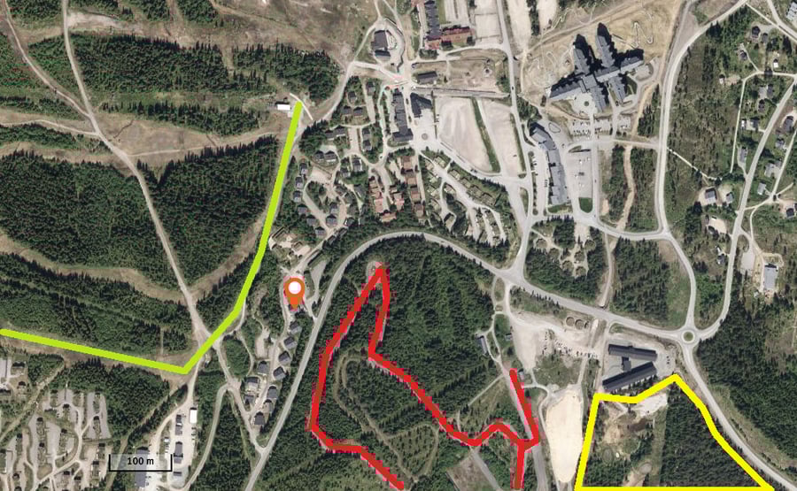 Map of Bakkebygrenda 1B in Trysil