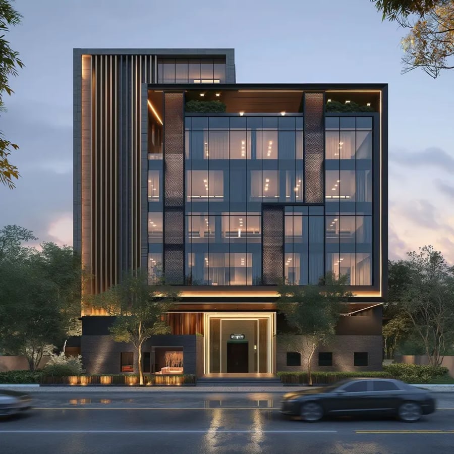 Precast high-rise, ground plus three floors