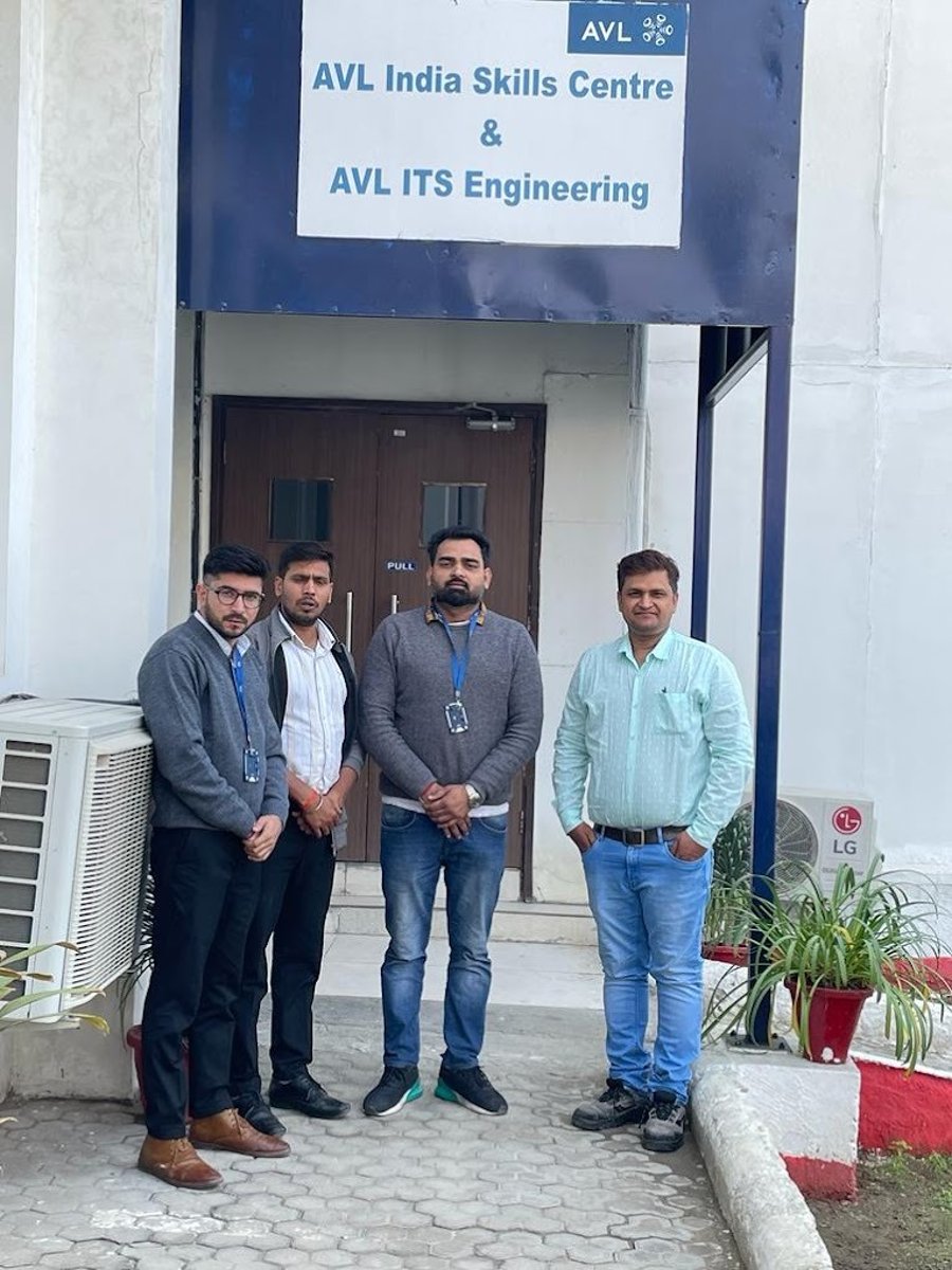 Softwell Automation industrial training visit at AVL India