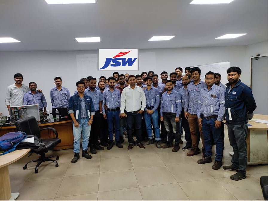 PLC SCADA and industrial automation training at JSW Steel