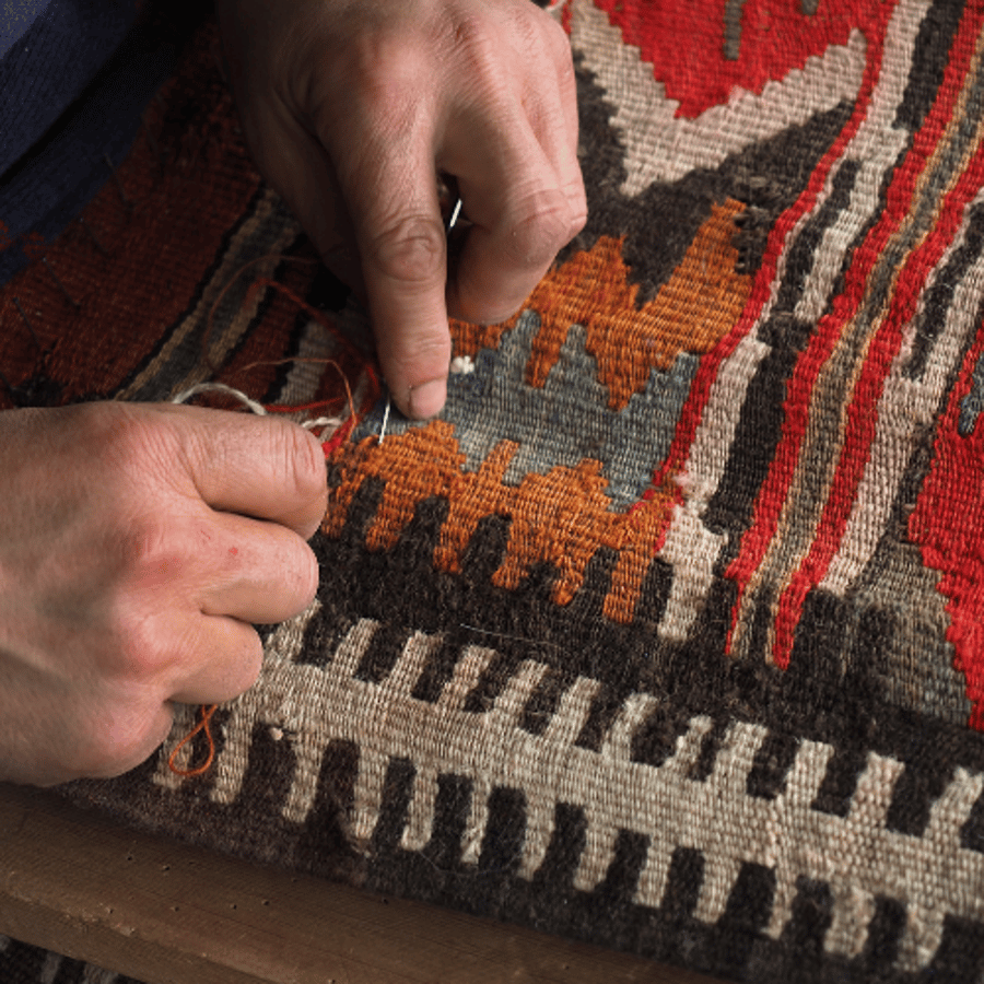 Restauration de tapis à Cannes — La Clinique d'Orient