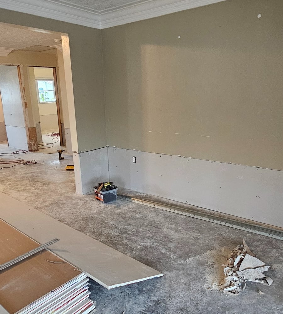 Interior painting project completed by RDZ Home Services