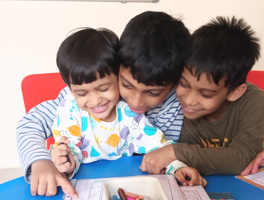 Trailblazers programme — older children working on projects