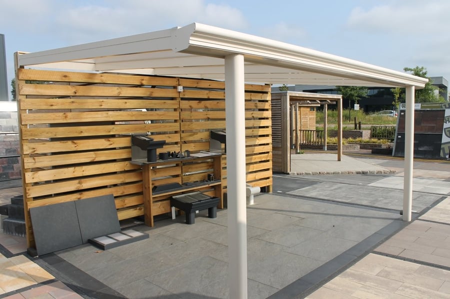 Portico carport patio