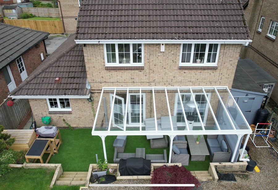 Harbour carport rear view