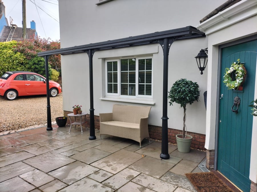 Harbour carport pub installation