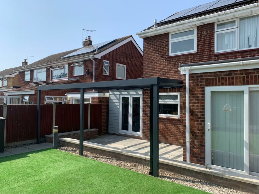 Harbour carport modern installation