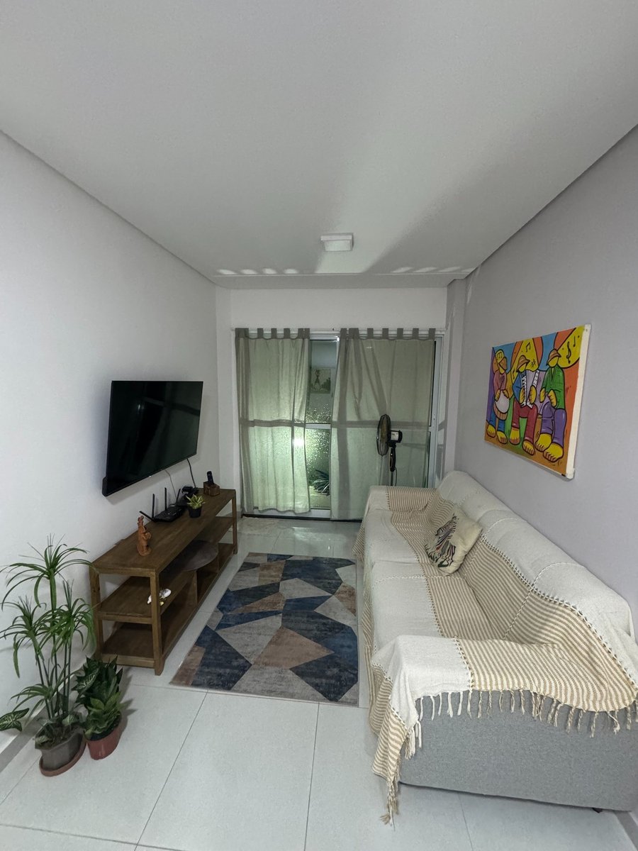 Ambiente interno do apartamento Bessa Stay na Praia do Bessa, João Pessoa
