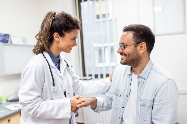 Médico e paciente atendimento whatsapp