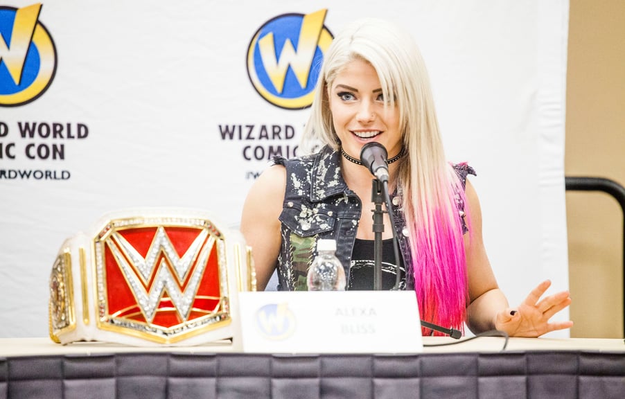 WWE Superstar Alexa Bliss speaks at the 2017 Philadelphia's Wizard World Comic Con.