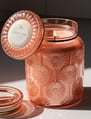 a candle in an elegant jar - to use when writing. From Joyvity