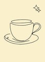 Unique coffee or tea mug for creatives, thoughtful affordable gift idea under $30