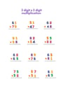2 digit x 2 digit worksheet