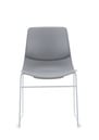 SenSit-Otto four-leg chair in solid grey