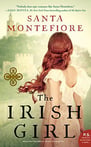 Cover of "The Irish Girl" with a woman facing a castle in the distance.