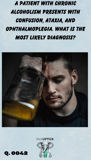a young adult male appears intoxicated holding a large bottle of dark alcohol