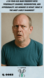 an elderly male who appears confused