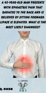 a man gesturing over his abdomen due to stomach pain