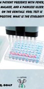 multiple test tubes for performing a titer diagnostic test