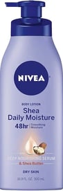 NIVEA Shea Nourish Body Lotion, Dry Skin Lotion with Shea Butter
