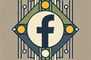 Dans un style art déco  logo  de Facebook