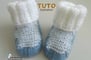 tuto tricot bébé chaussons facile