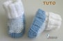 tuto tricot bébé chaussons facile