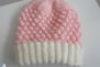 Bonnet et chaussons layette bébé bleublancneige
