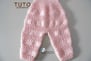 pantalon rose explication tricot bebe