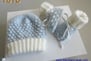 tuto bonnet et chaussons patron bleublancneige