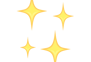 a group of stars in a yellow light