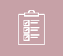 icon-of-a-clipboard-with-a-checklist-on-pink-background